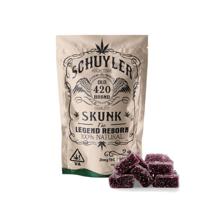 THC gummies 20mg | blackberry | 12 pack | edibles